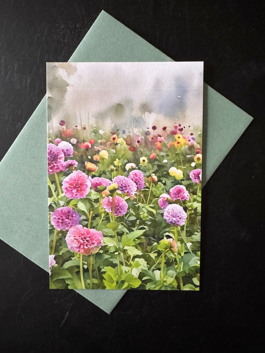 Notecard - Dahlia Field