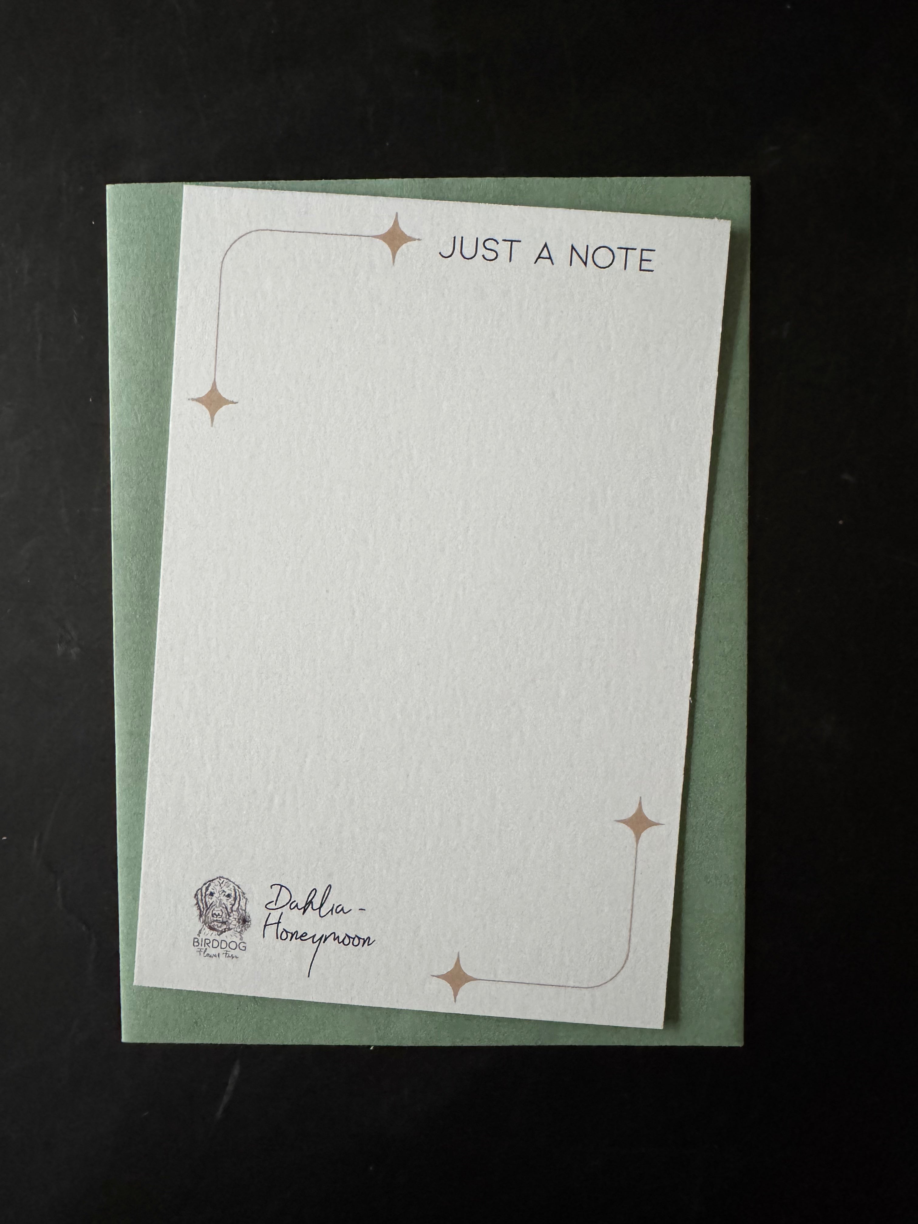 Notecard - Honeymoon