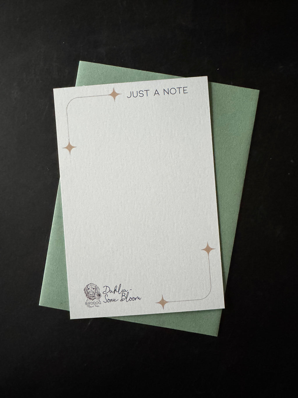 Notecard - Sonic Bloom